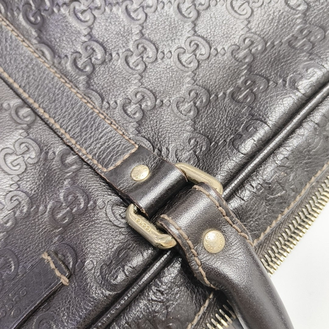 Signature Monogram Calfskin Brown