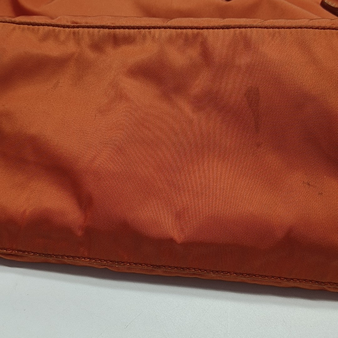 Vitello Phenix Tote Nylon Orange