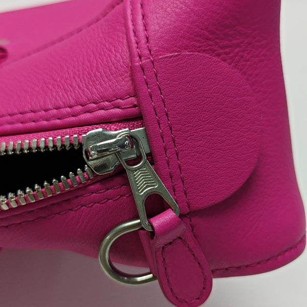 Triangle Small Calfskin Red