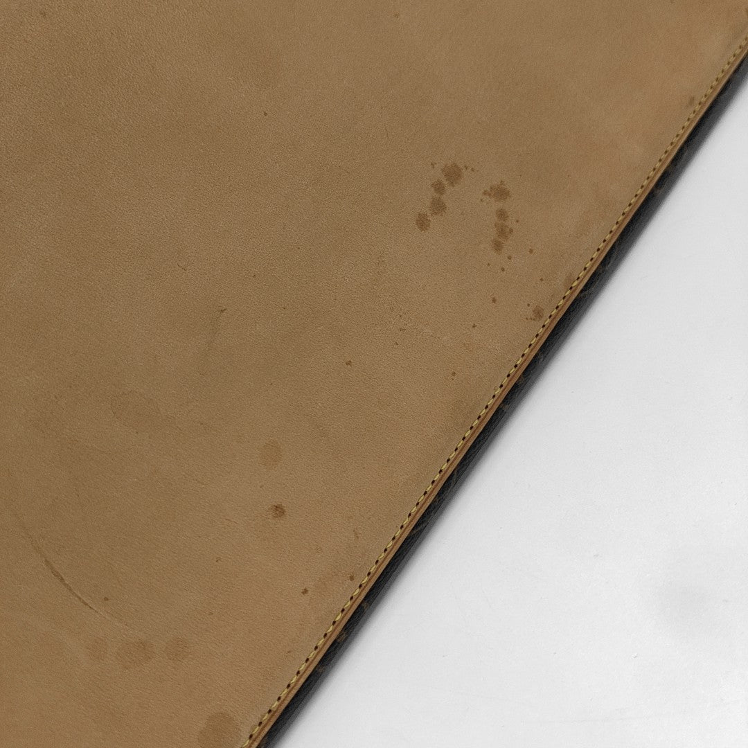 PIANO Monogram Coated Canvas Brown