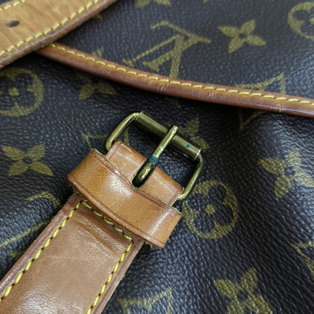 SAUMUR 43 Monogram Coated Canvas Brown