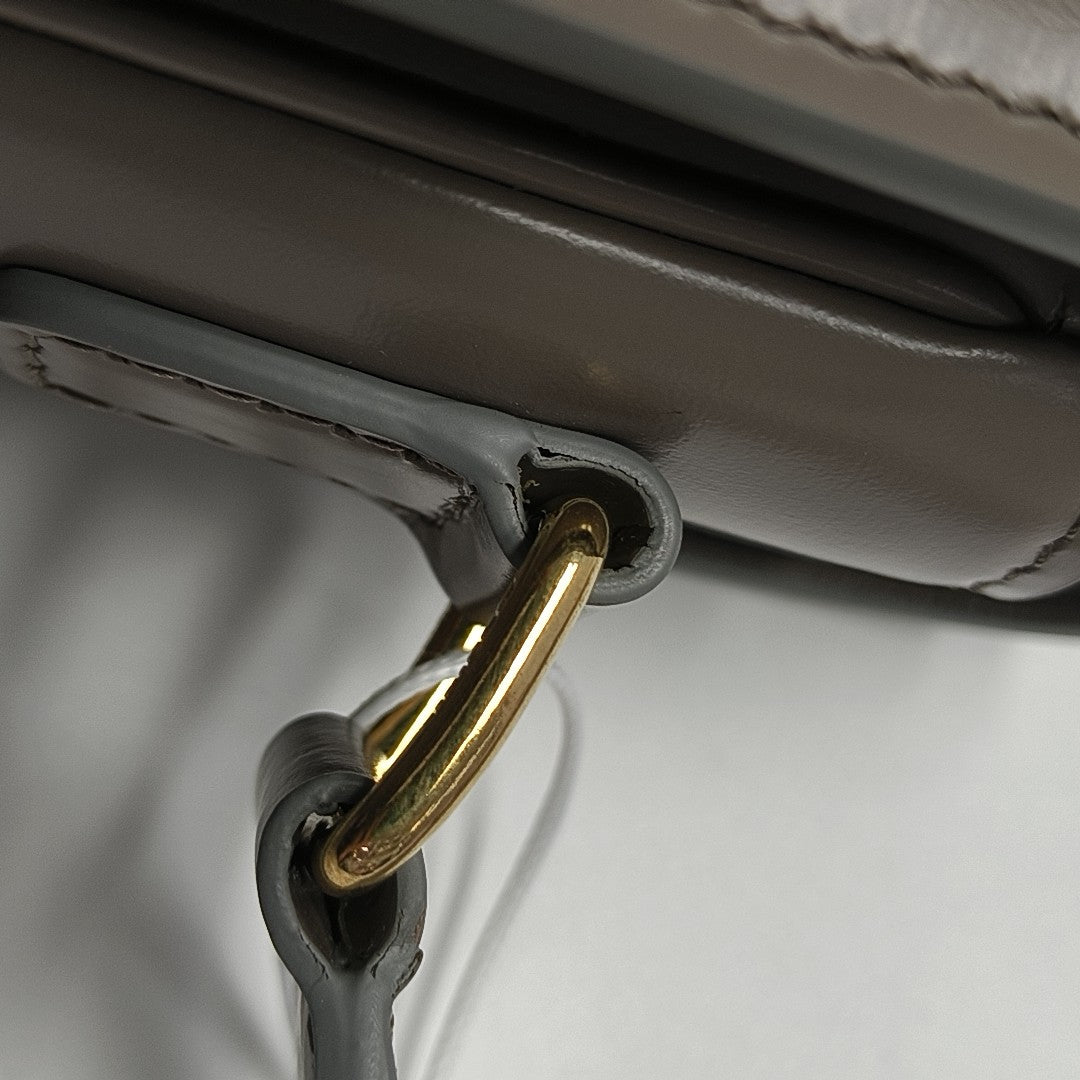 TRIOMPHE Medium Calfskin Gray