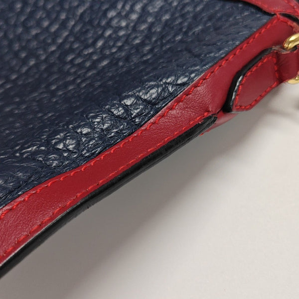 Calfskin Shoulder Bag Blue