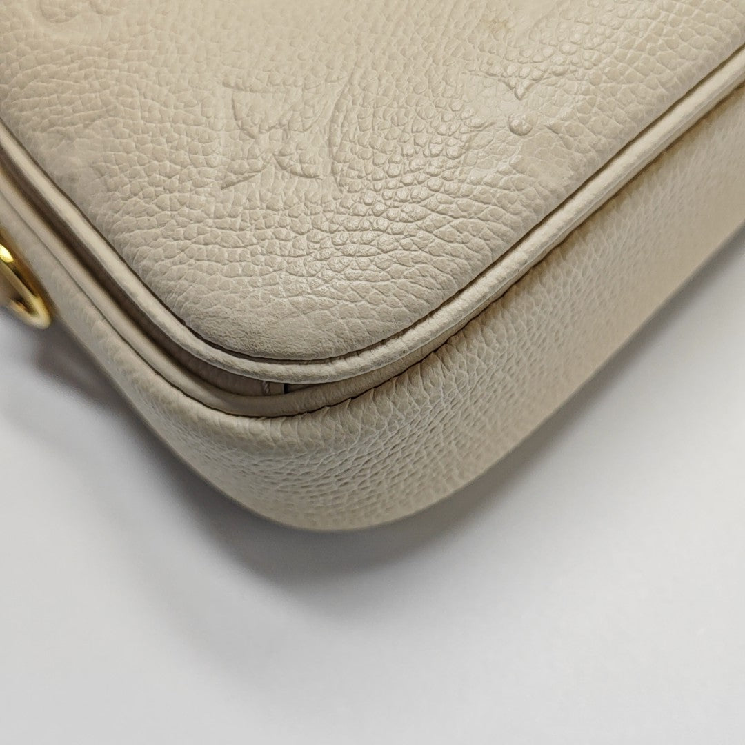 MÉTIS EAST WEST Monogram Calfskin Beige