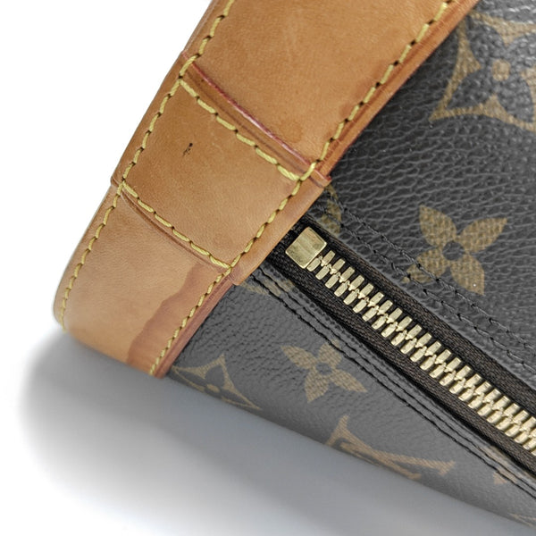 ALMA PM Monogram Coated Canvas Brown