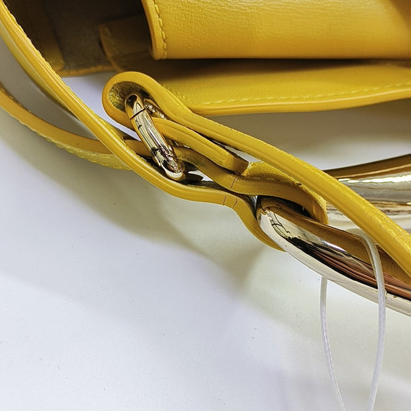 Kiss Small Calfskin Yellow