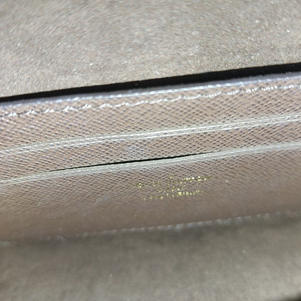 Lily Monogram Coated Canvas Brown