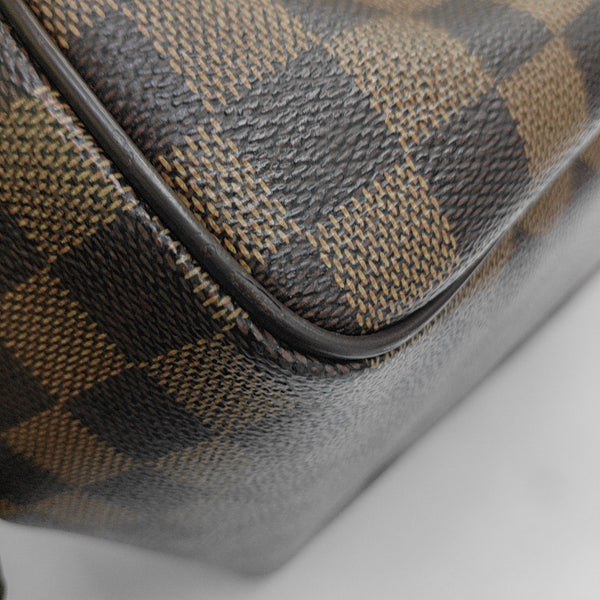 RIVINGTON Damier Ebene Coated Canvas Brown