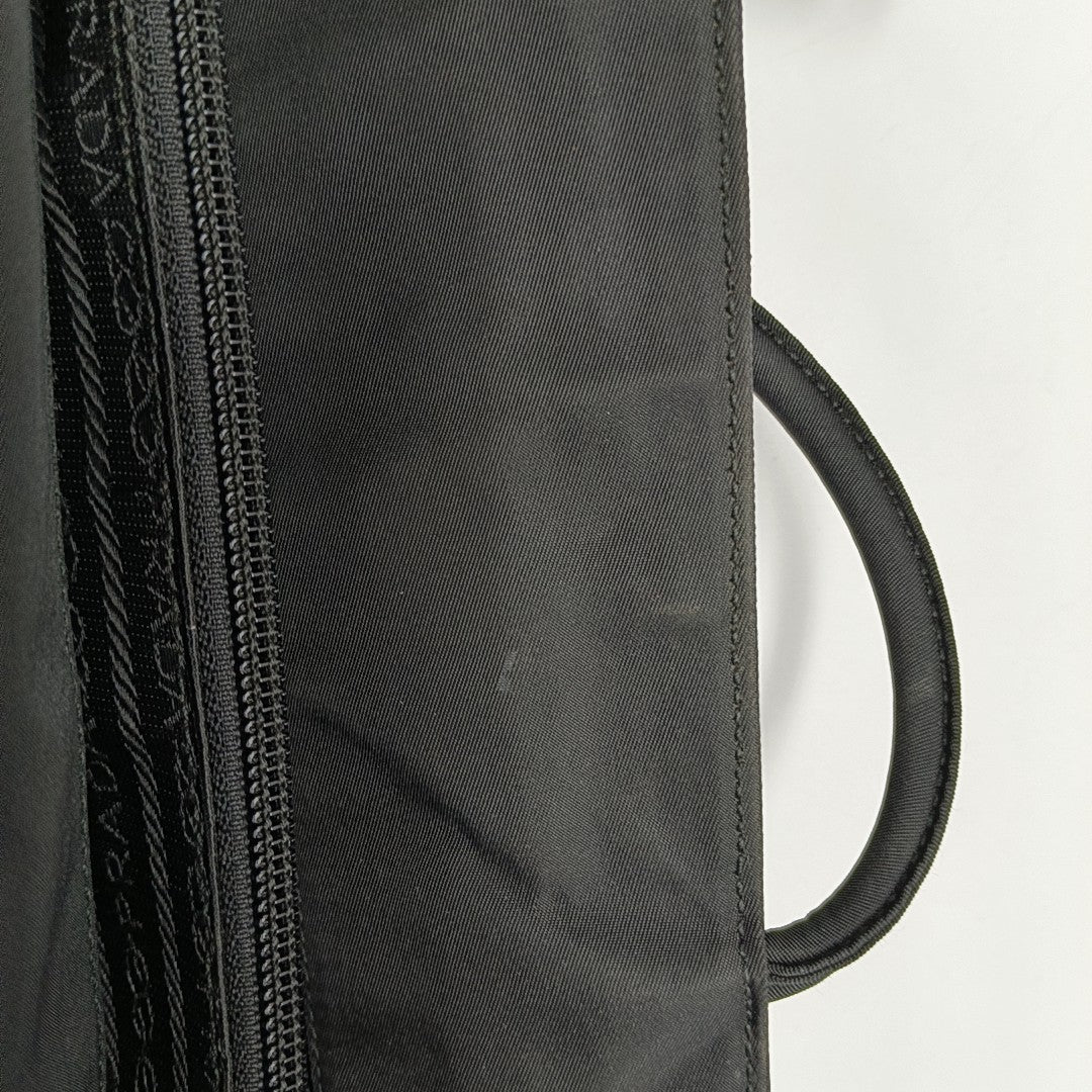 Nylon Shoulder Bag Black
