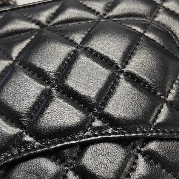 WOC Quilted Lambskin Black
