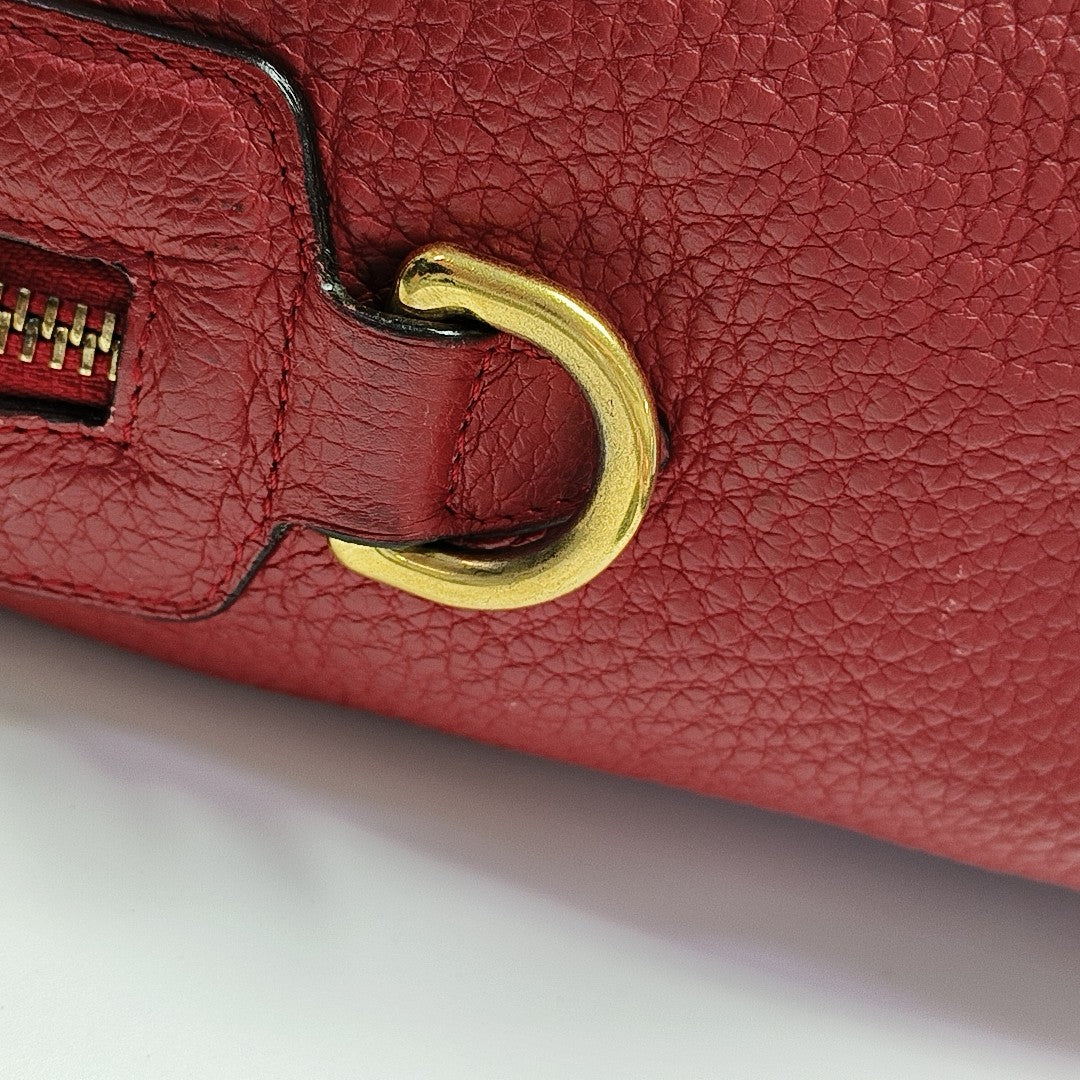 Fusta Calfskin Red