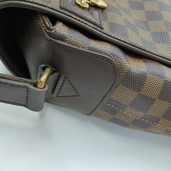 SPENCER Damier Ebene Coated Canvas Brown
