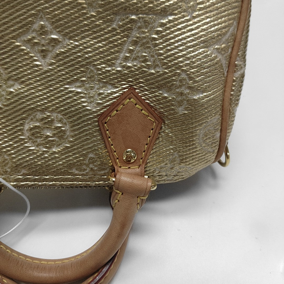 SPEEDY Nano Monogram Special Material Gold