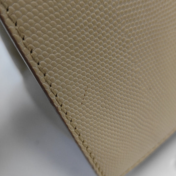 Calfskin Shoulder Bag Beige