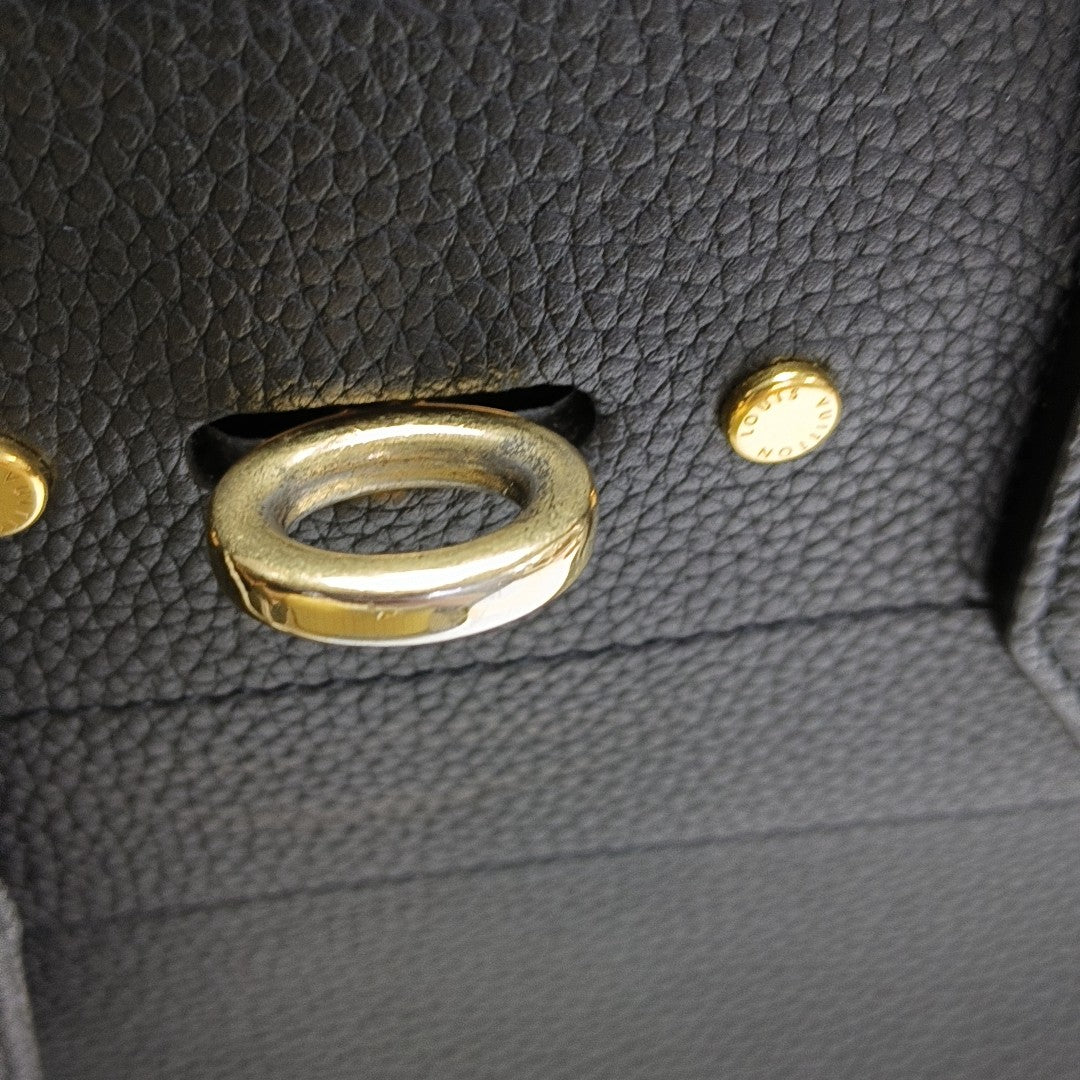 CITY STEAMER PM Calfskin Black