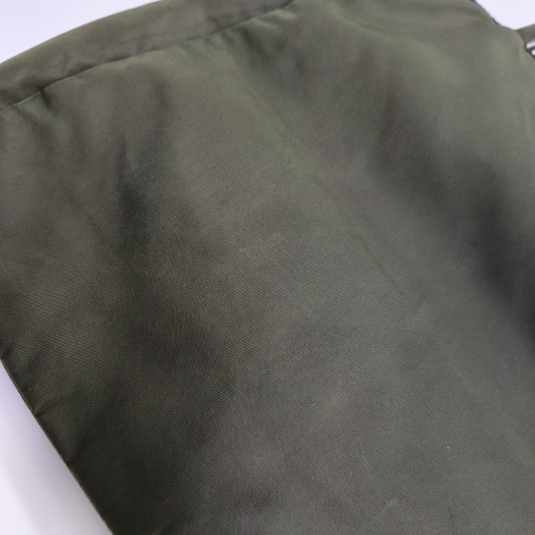 Nylon Top Handle Bag Green