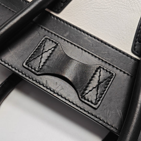LUGGAGE Mini Calfskin White