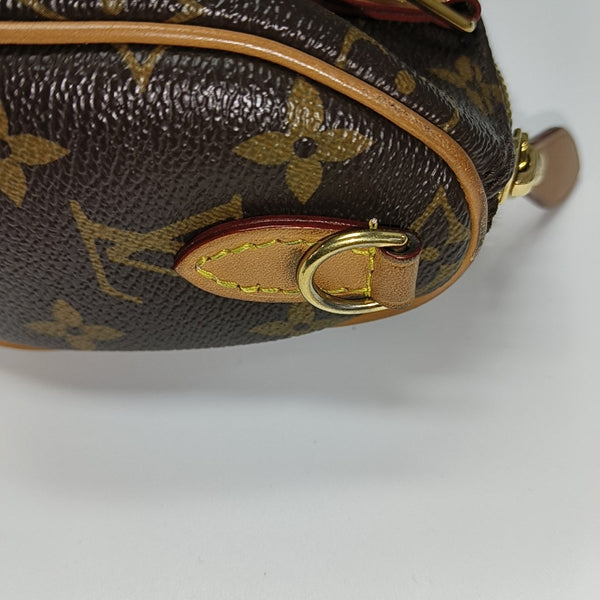SPEEDY Nano Monogram Coated Canvas Brown