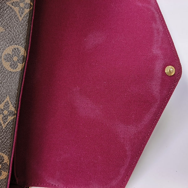FÉLICIE Monogram Coated Canvas Brown