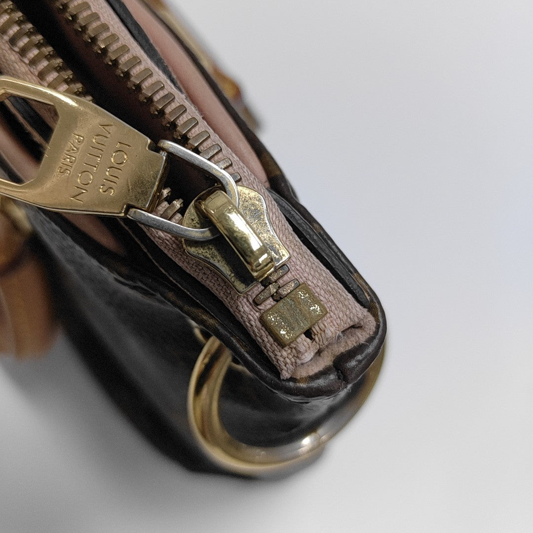 PALLAS BB Monogram Coated Canvas Brown