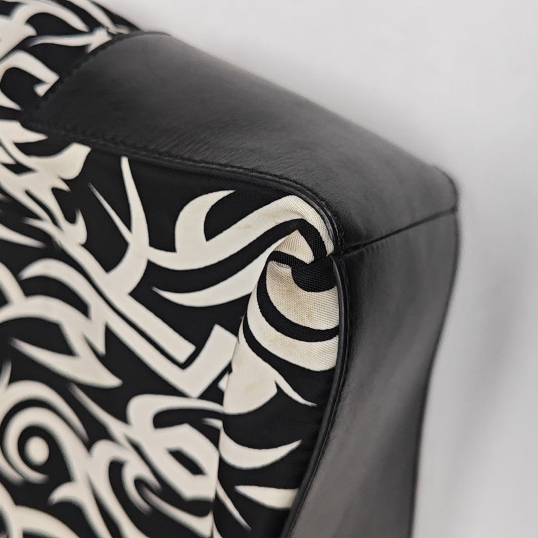 Fabric Shoulder Bag Black