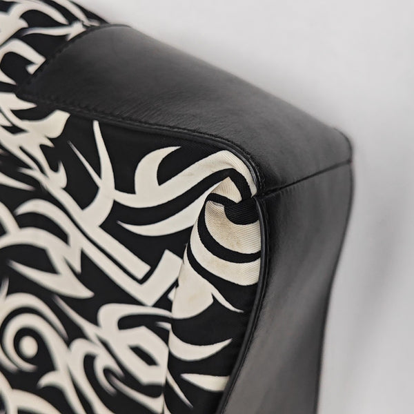Fabric Shoulder Bag Black
