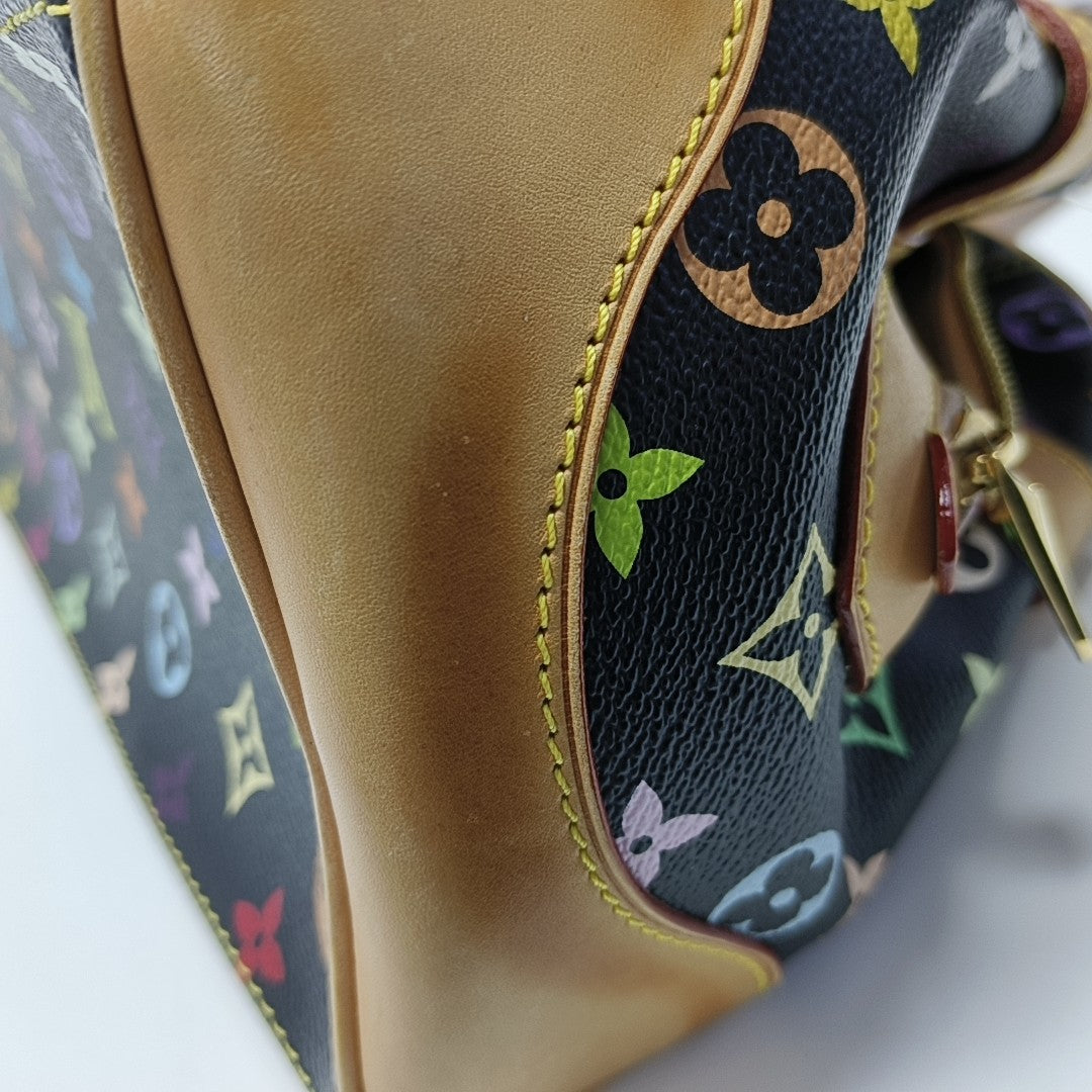 CLAUDIA Monogram Coated Canvas Black