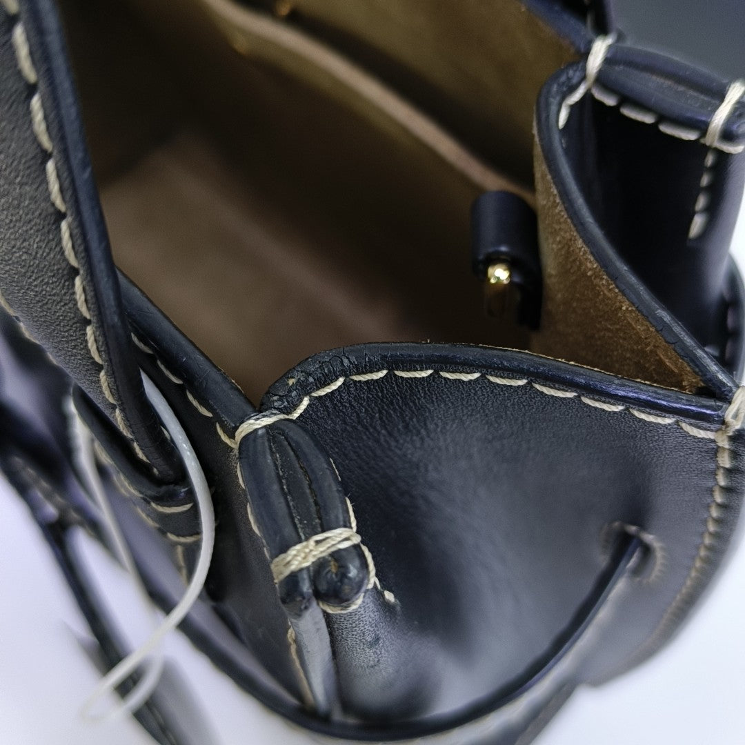 Gate Mini Calfskin Black