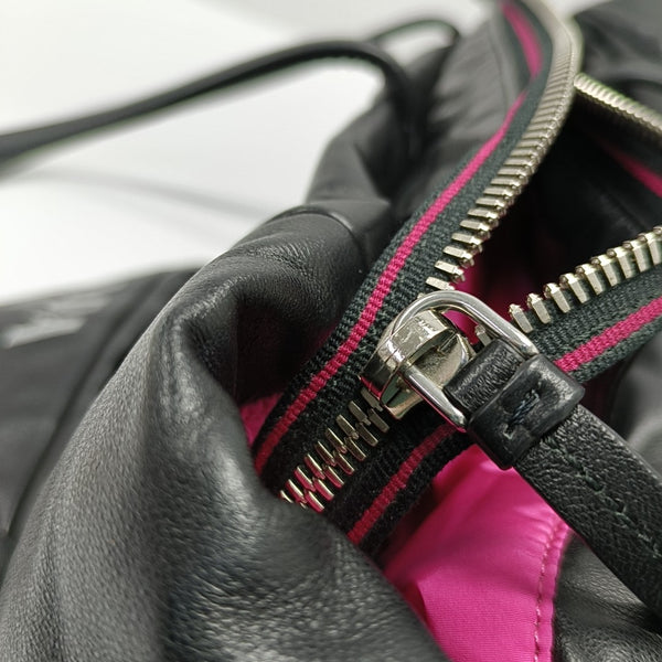 Lambskin Tote Bag Black