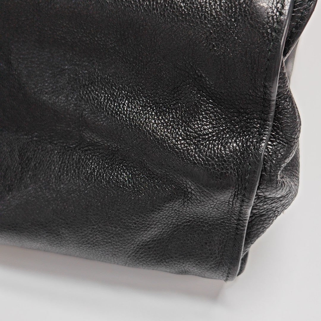 Etiquette Calfskin Black