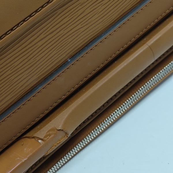 Calfskin Luggage Yellow