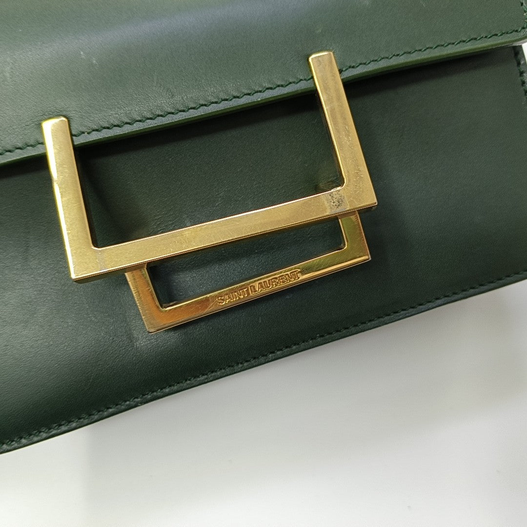 Calfskin Shoulder Bag Green