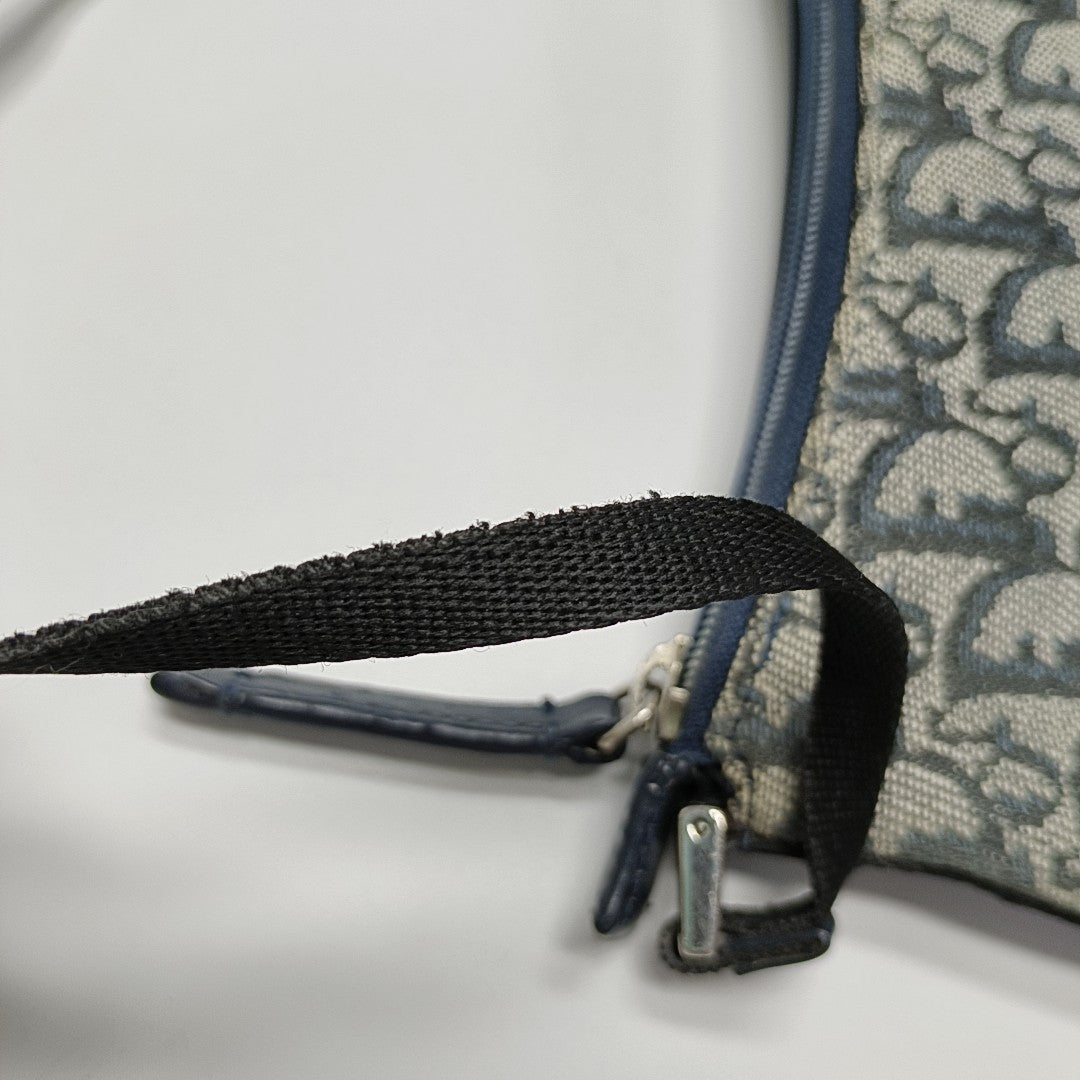 Vintage Trotter Oblique Canvas Blue