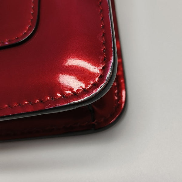 SERPENTI FOREVER Small Patent Leather Red
