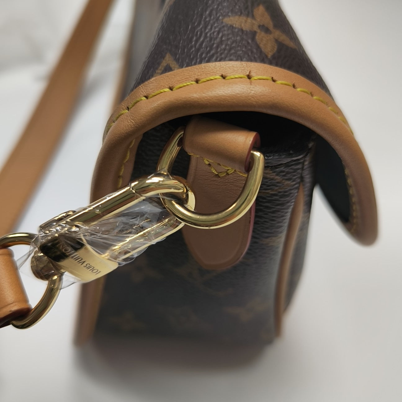DIANE Monogram Coated Canvas Brown