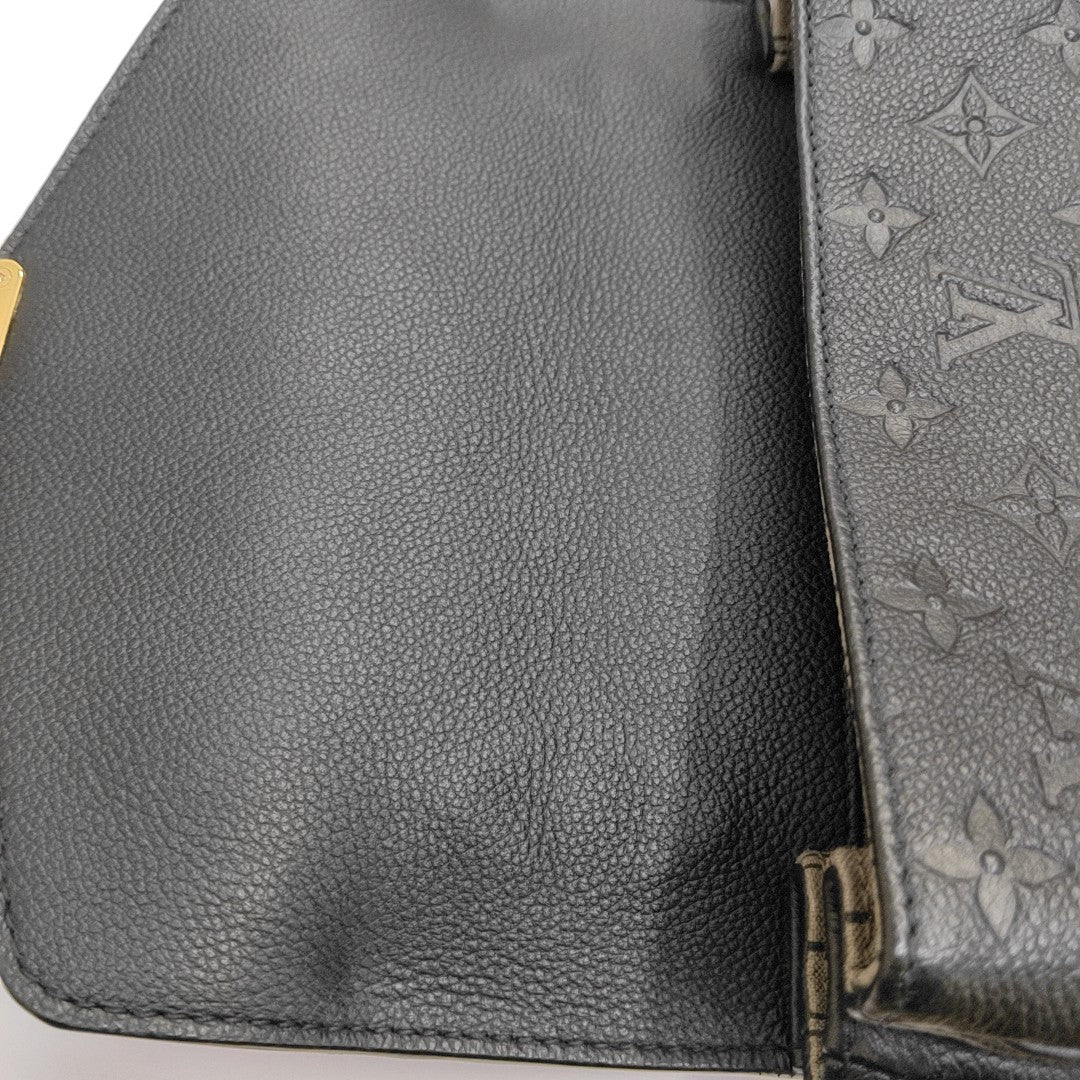 MÉTIS MM Monogram Calfskin Black