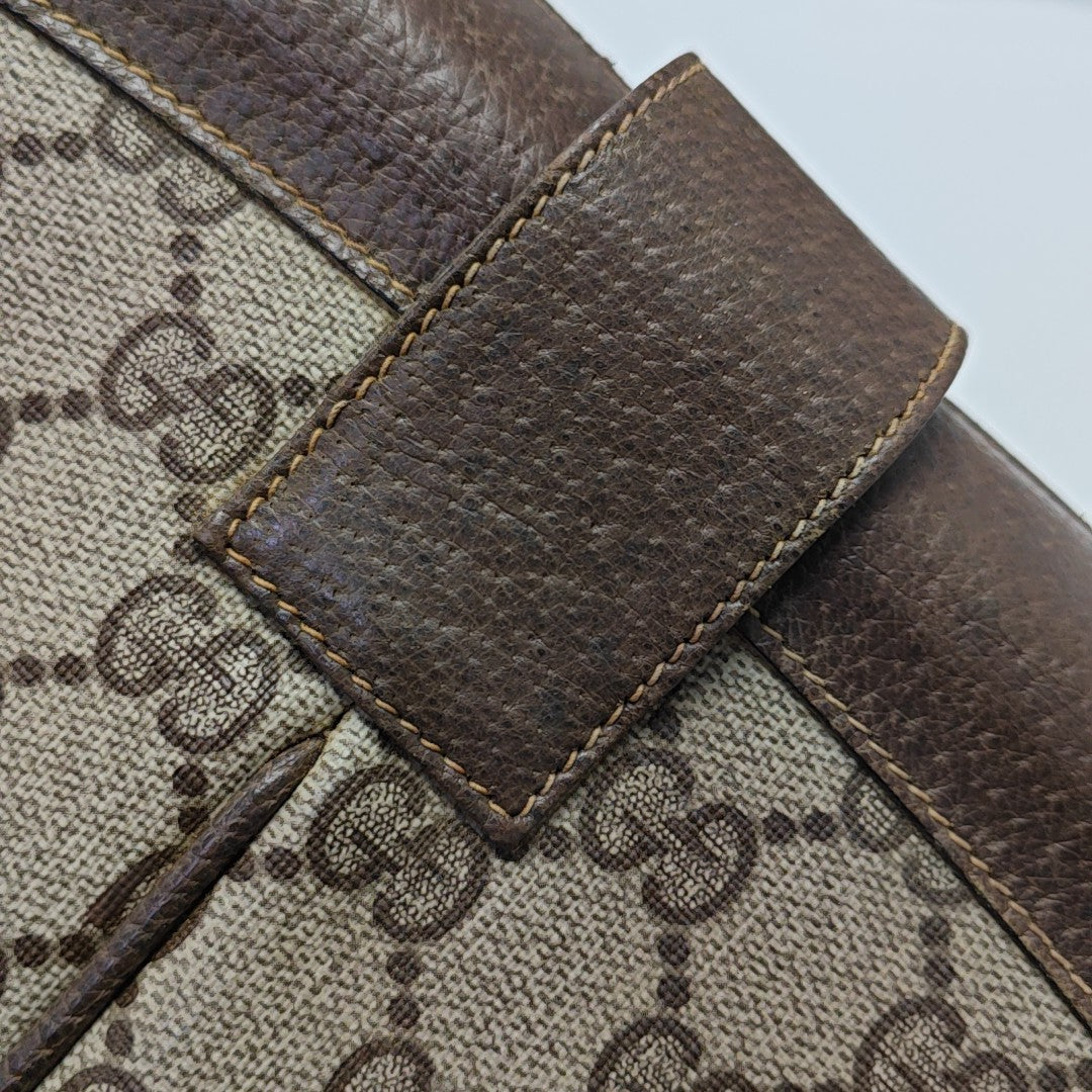 Monogram Coated Canvas Shoulder Bag Beige