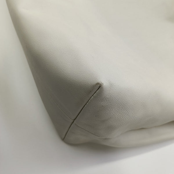 Calfskin Shoulder Bag White