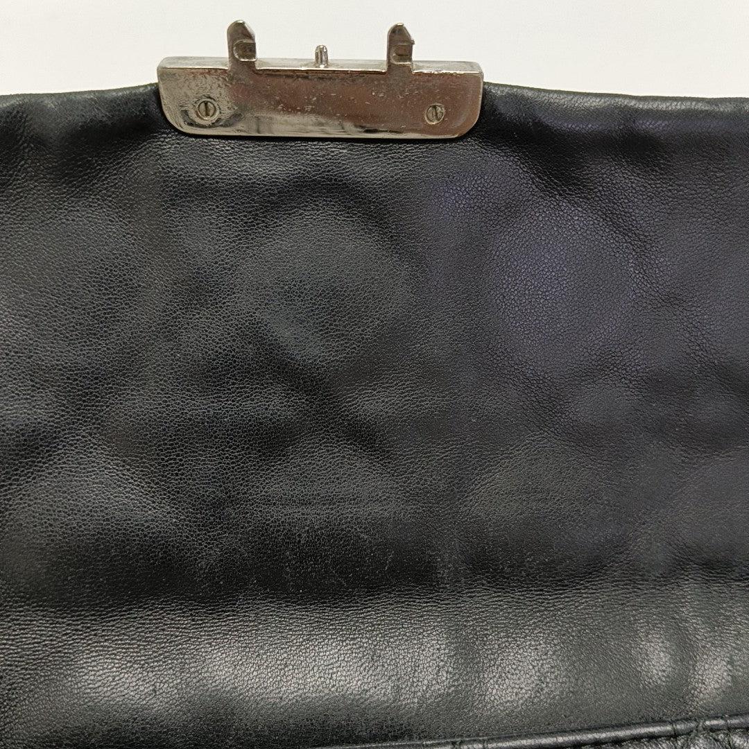 Authenticated pre-owned  Miss Dior Cannage Calfskin Black - Shoulder Bag at Looply