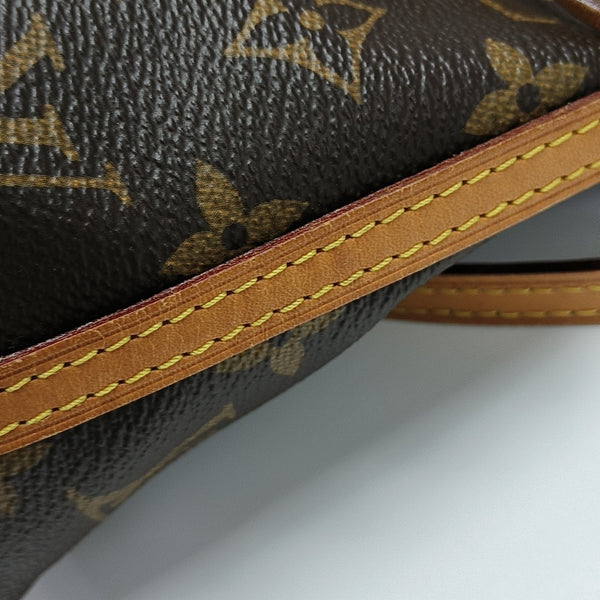 NÉONOÉ Nano Monogram Coated Canvas Brown