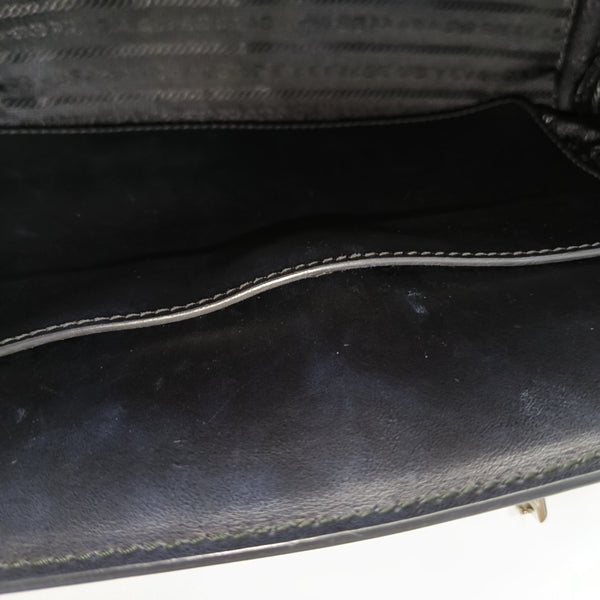Calfskin Shoulder Bag Black