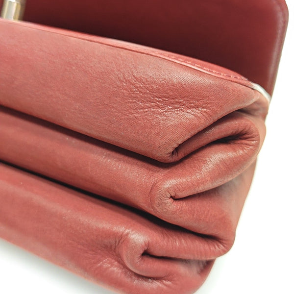 Quilted Calfskin Shoulder Bag Red
