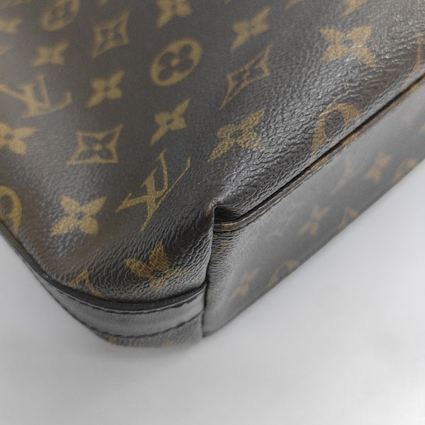 KITAN Monogram Coated Canvas Brown