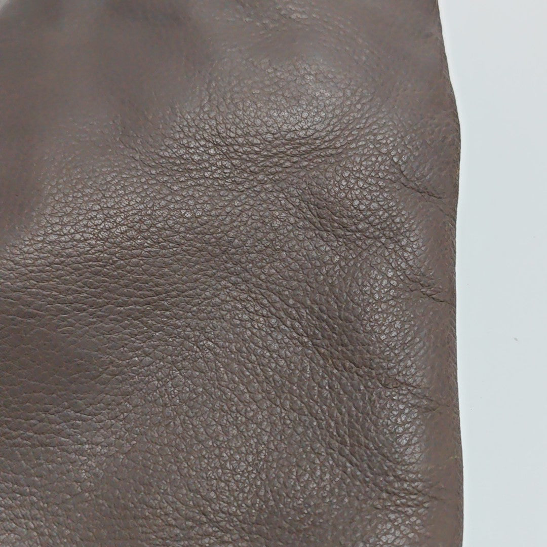 Calfskin Crossbody Bag Brown
