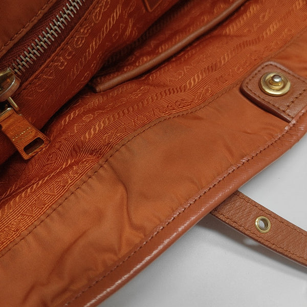 Nylon Tote Bag Orange