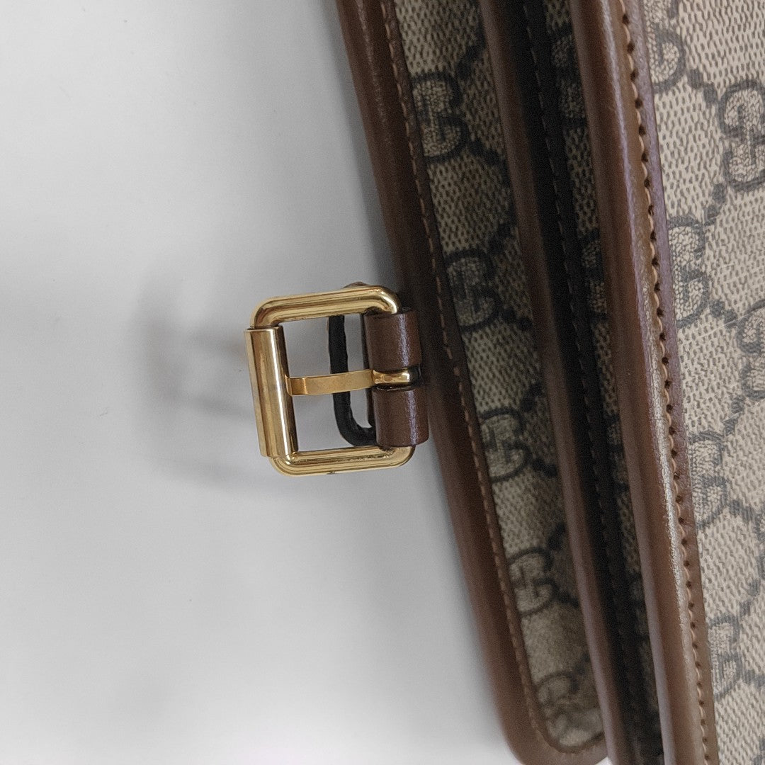 Retro Mini Monogram Coated Canvas Beige