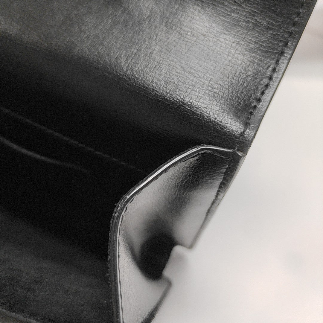 SUNSET Medium Calfskin Black