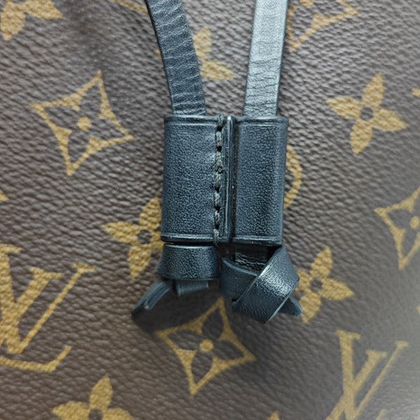 NÉONOÉ MM Monogram Coated Canvas Brown