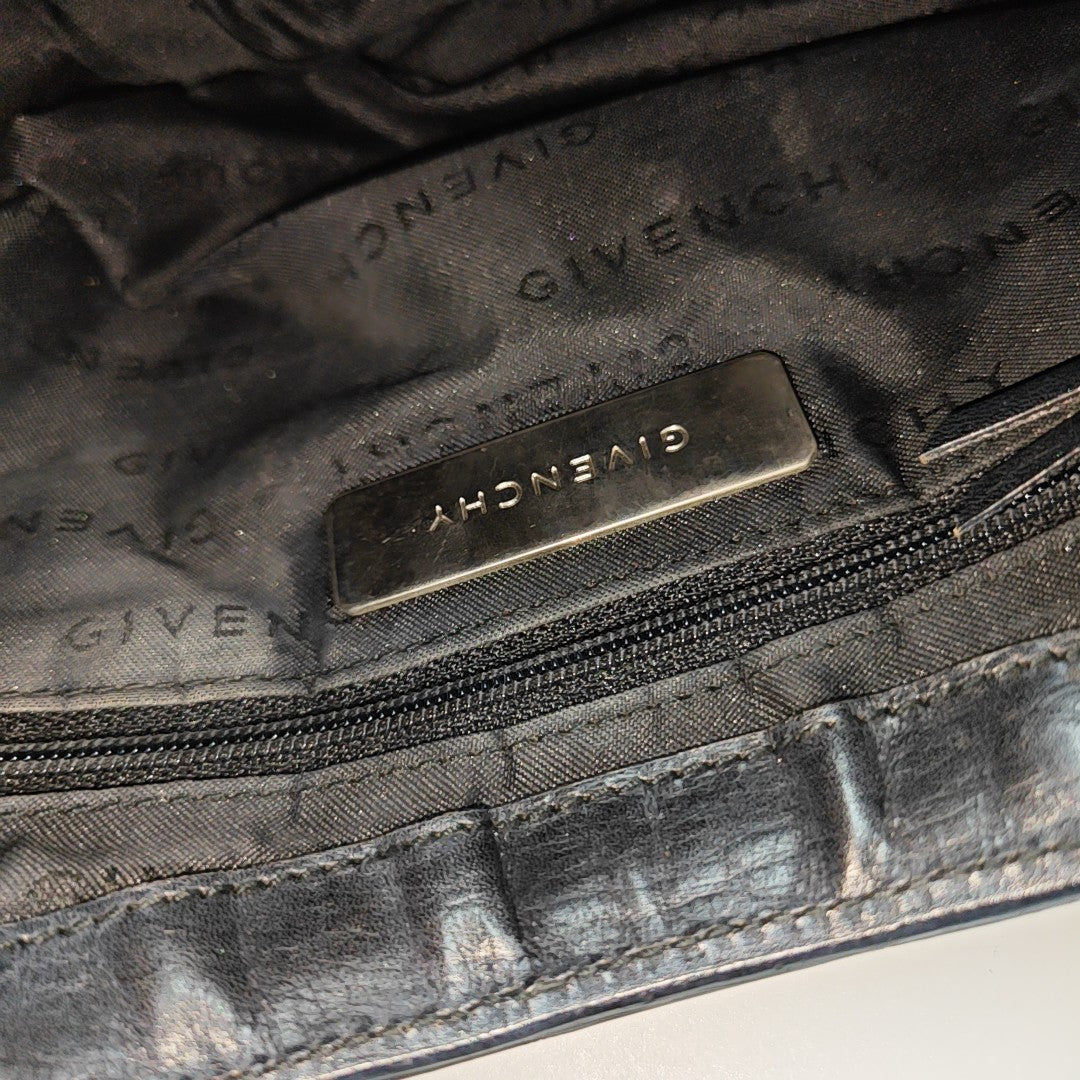Calfskin Top Handle Bag Black