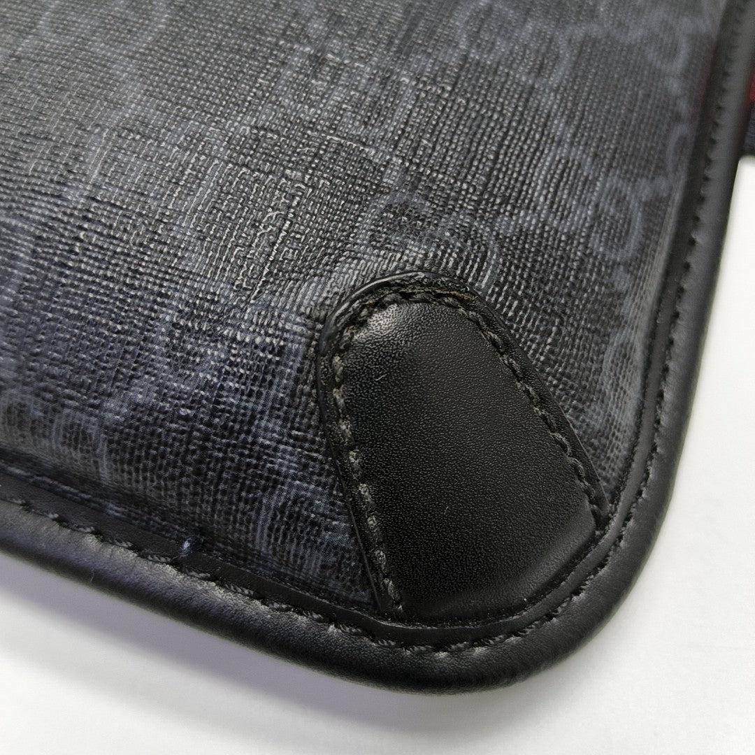 Neo Vintage Monogram Coated Canvas Black
